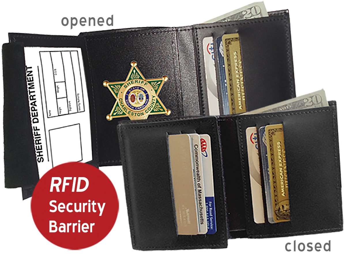 Strong Leather RFID New Wallet Law Officer