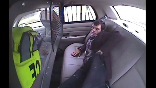 Watch Prisoner Is Ejected Out Of Police Car In Wreck Law Officer