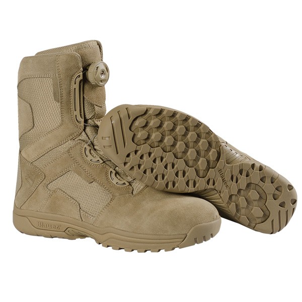 Blauer’s hybrid traction tread pattern is for better grip on and off the pavement