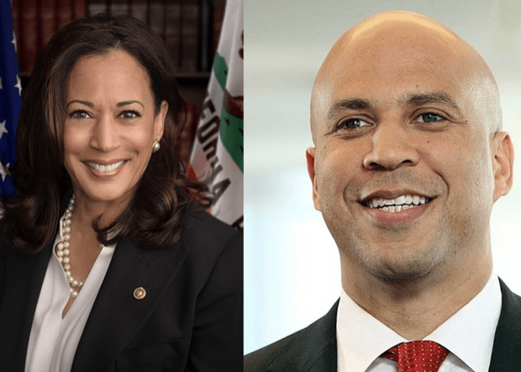 Sen Kamala Harris of California and Sen. Cory Booker of New Jersey, are co-authors of the package in the Senate. (Wikipedia Commons)