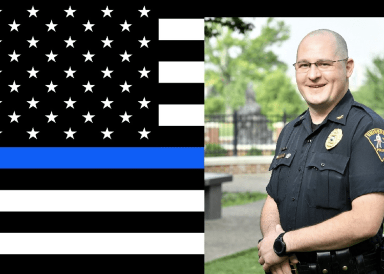 Thin Blue Line Flag