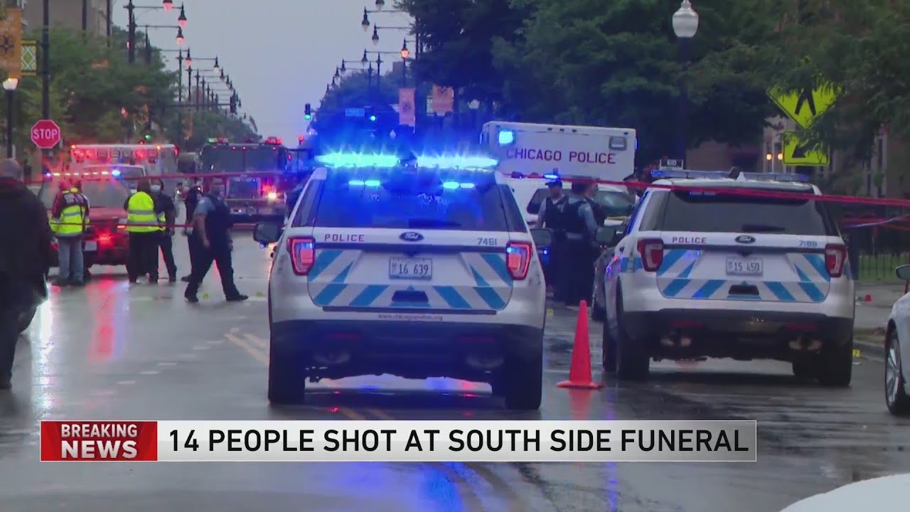 Video 14 Shot At Chicago Funeral Law Officer