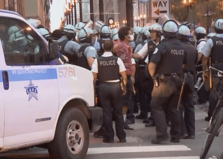 violence erupts