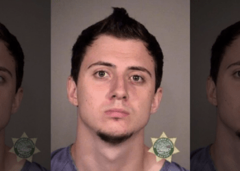 Portland rioter
