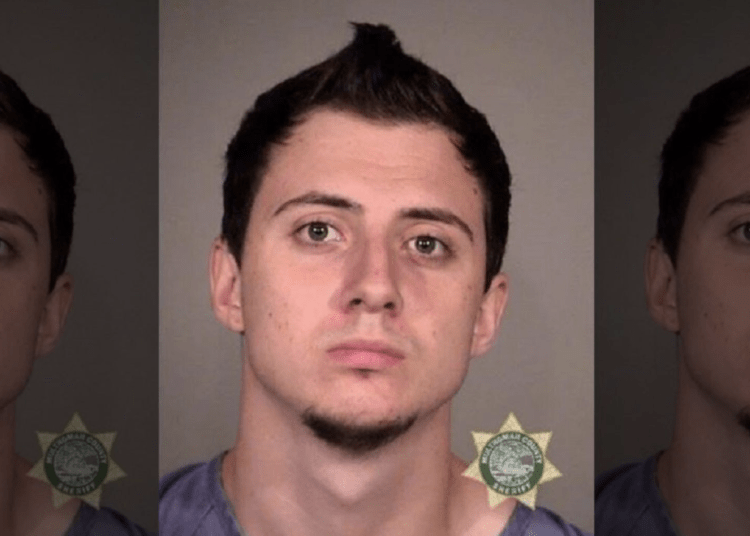 Portland rioter