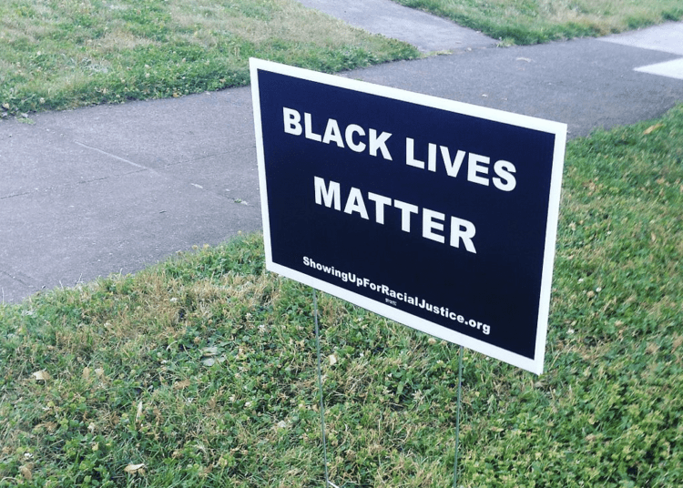 BLM sign