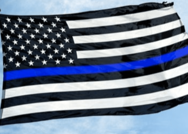 Thin Blue Line flag