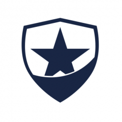 Law Officer Badge Blue