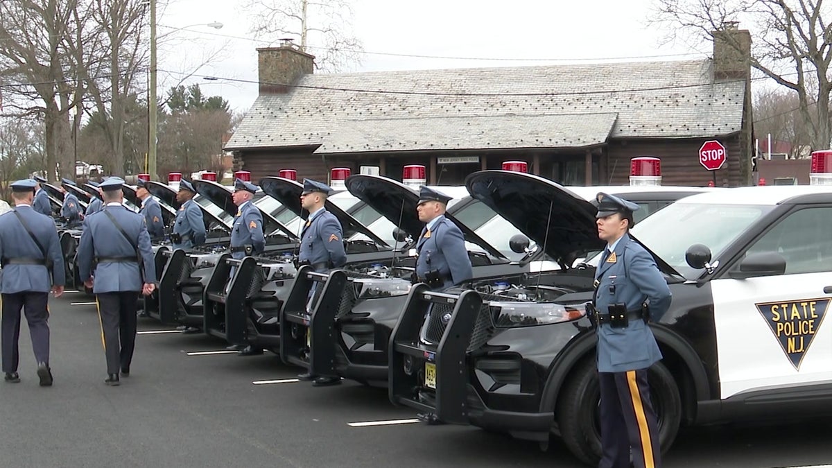 New Jersey State Police Unveil ‘retro Police Cars To Celebrate 100th