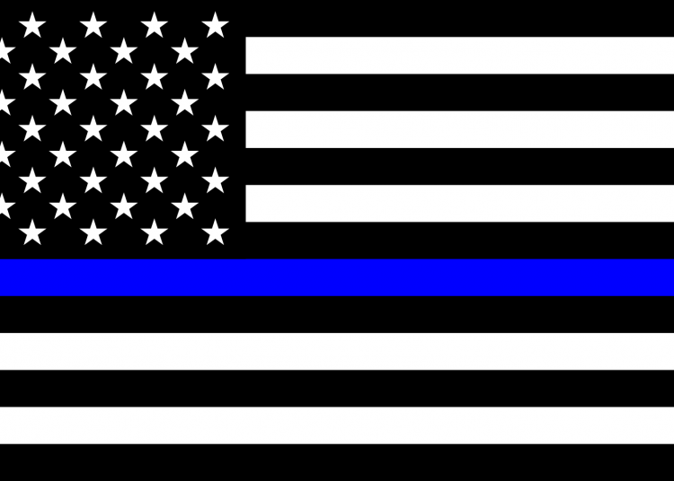Thin Blue Line Flag