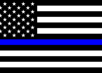Thin Blue Line Flag