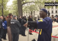 BLM protester
