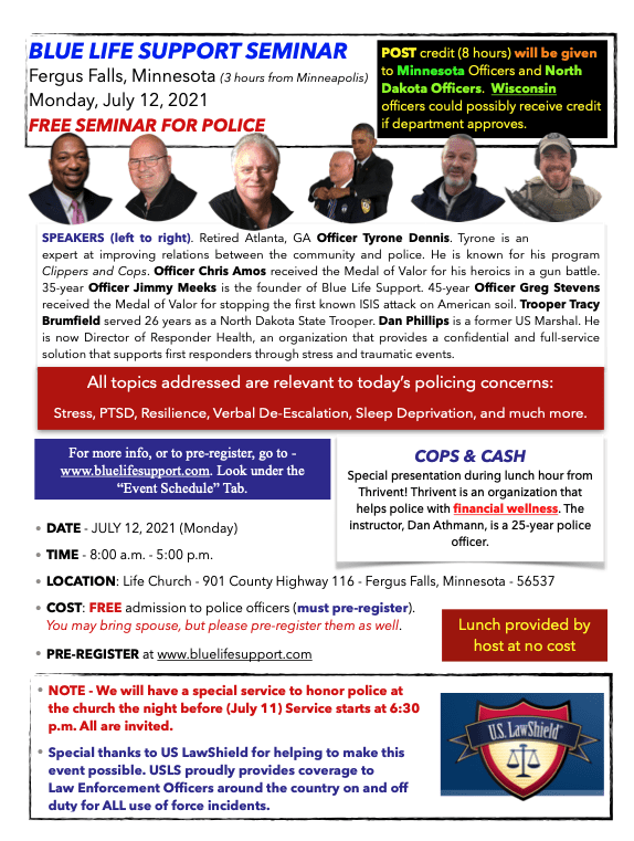 Blue Life Support Seminar