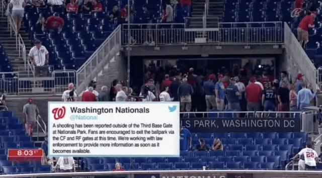MLB game interrupted