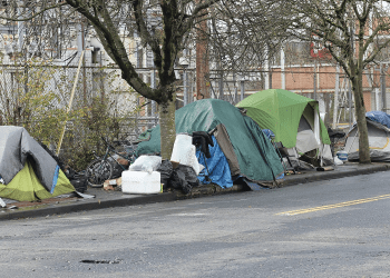 homeless encampment