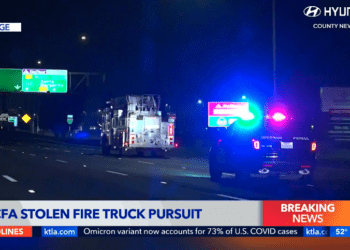stolen fire truck