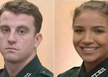 Deputy Clayton Osteen and Deputy Victoria Pacheco. (St. Lucie County Sheriff's Office)