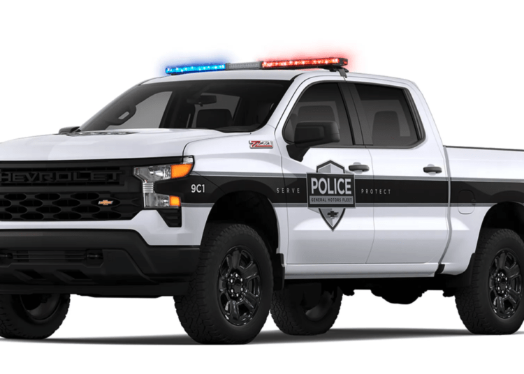Chevy Silverado Police Pursuit Vehicle ready for service Law Officer