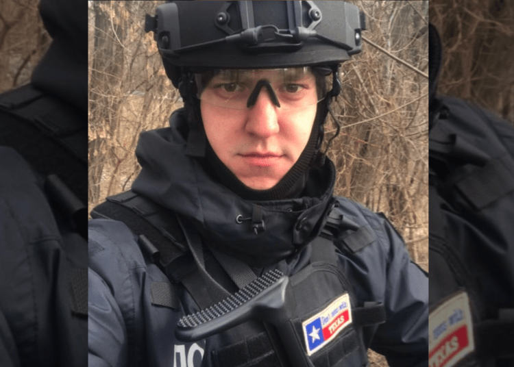 Ukrainian police officer