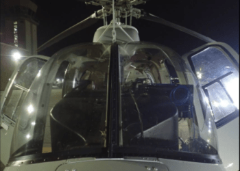 Police helicopter