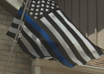 Thin Blue Line flag