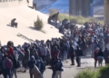 migrants crossing southern border