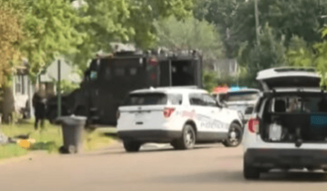 Barricaded suspect