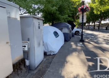 homeless encampment