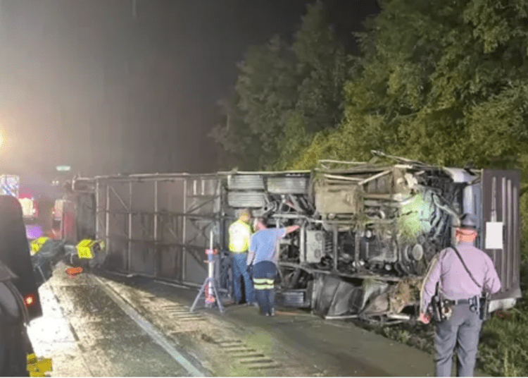 charter bus crash