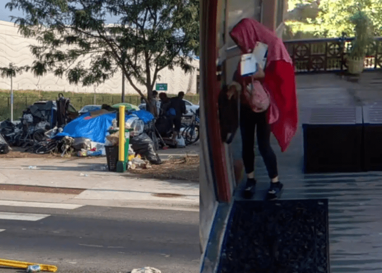 homeless camp