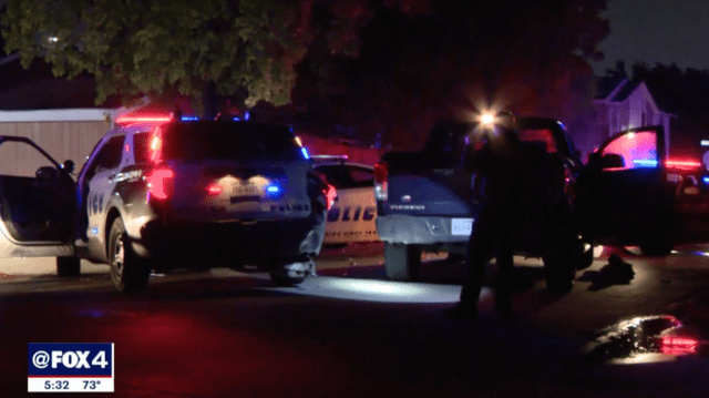 driver strikes 4 Dallas police officers
