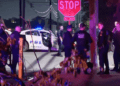 driver strikes 4 Dallas police officers