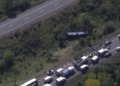 bus carrying high school band
